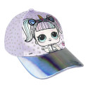 Gorra LOL Surprise Lila Metalizada Niña