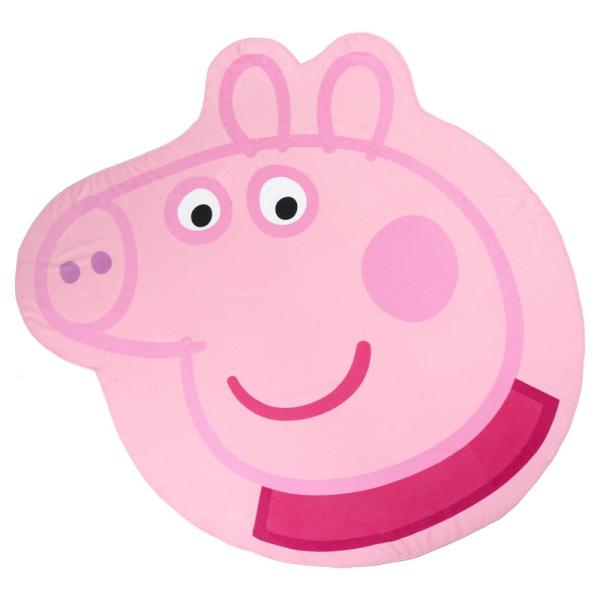 Toalla Peppa Pig con forma de redonda