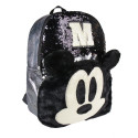 Mochila Lifestyle Mickey Mouse con Lentejuelas Gris