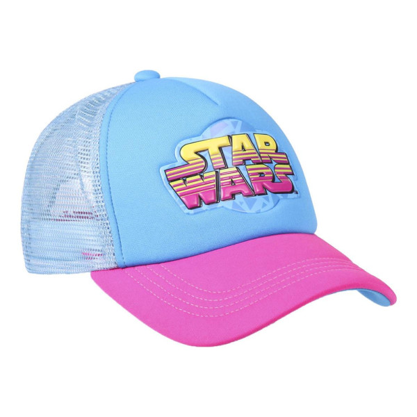 Gorra Trucker Star Wars Fucsia y Azul Adulto
