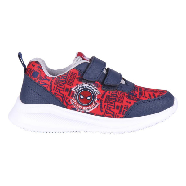 Zapatillas Deportivas Spiderman Niño Azules Oscuro y Rojo