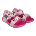 Sandalias Minnie Mouse Niña Goma Rosa