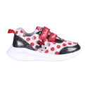 Zapatillas Deportivas Minnie Mouse Niña Grises Lunares