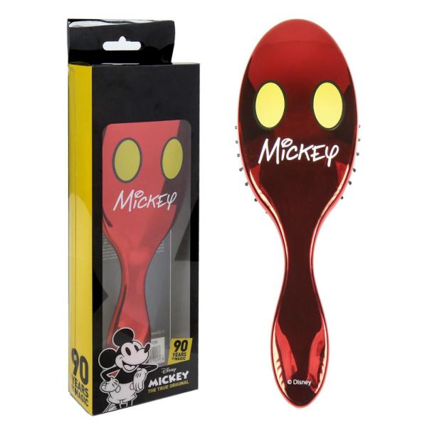 Cepillo Para El Pelo Mickey Mouse Rojo Brillante