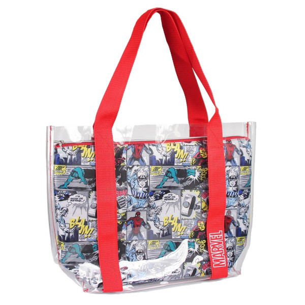 Bolso de Playa Marvel Plástico Transparente