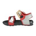 Sandalias Mickey Mouse Niño Goma Rojas