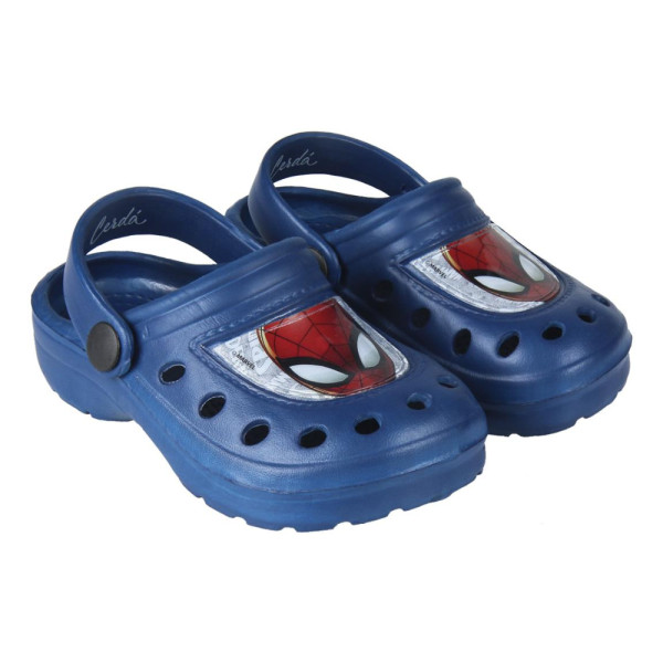 Zuecos Clogs Spiderman Azul