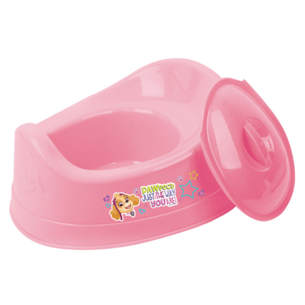 Orinal con Tapa Patrulla Canina Skye Rosa