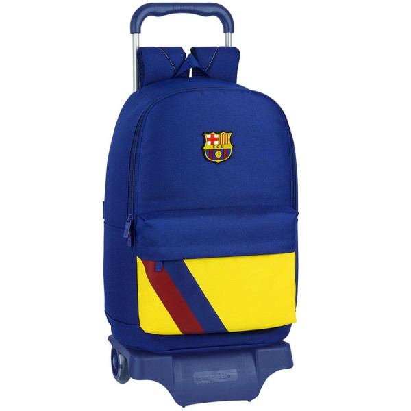 Mochila Trolley con Ruedas Fc Barcelona Catalunya