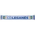 Bufanda CD Leganés Blanca con Flecos