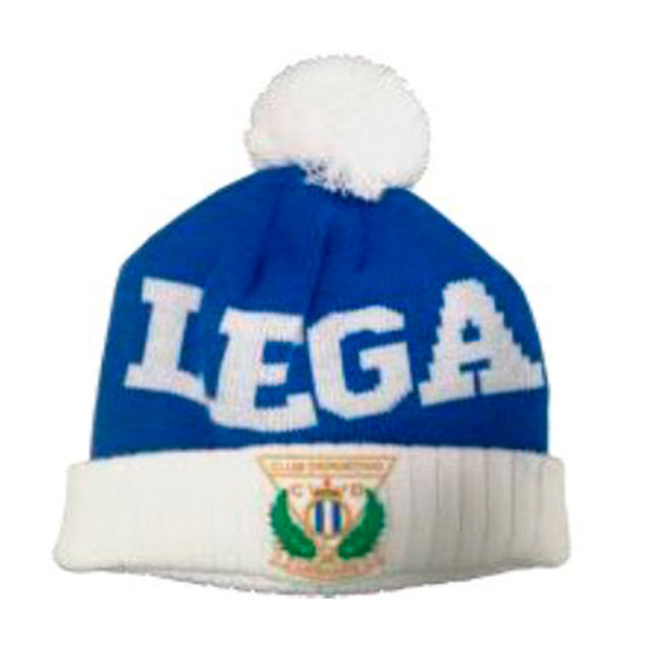 Gorro con Pompón CD Leganés Azul Adulto
