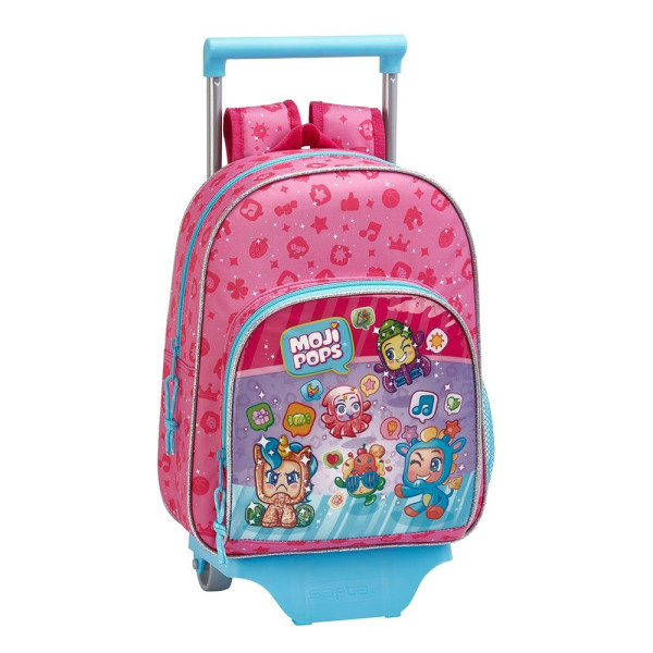 Mochila Trolley con Ruedas Mediana MojiPops