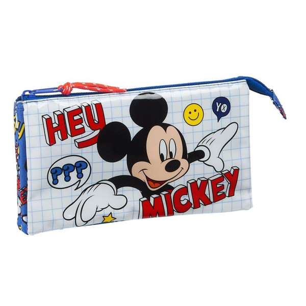 Estuche Portatodo Triple Mickey Mouse Things