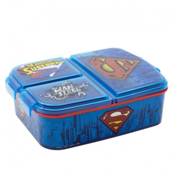 Sandwichera 3 Compartimentos Superman Symbol