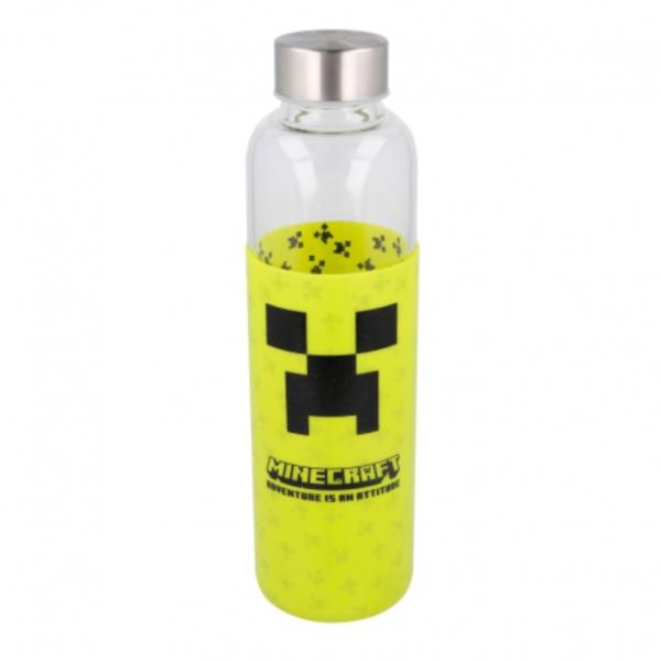 Botella de cristal Minecraft 585 ml