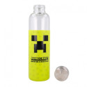 Botella de Cristal con Funda de Silicona Minecraft 585 ML
