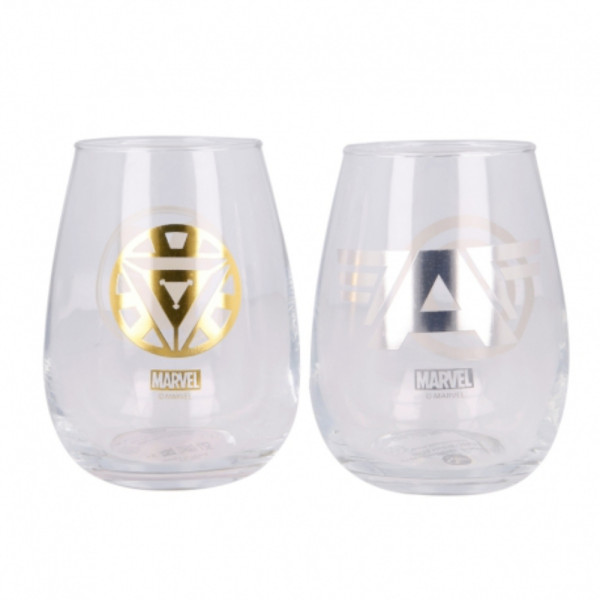 Set 2 Vasos de Cristal Avengers 510 ML