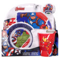 Set de Menaje Melamina Avengers Marvel 3 Piezas