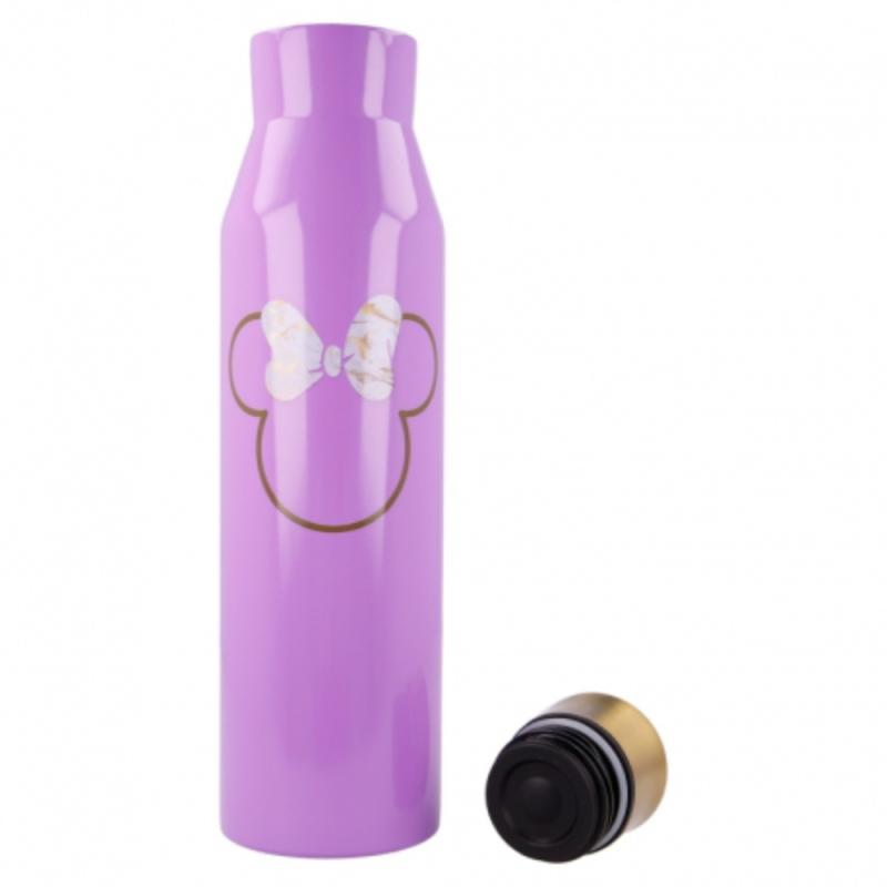 Termo botella de acero inoxidable estampado Minnie Mouse ©Disney