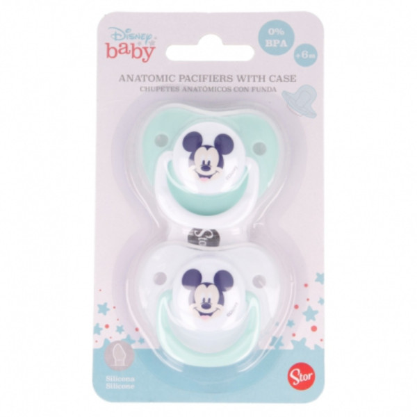 Set 2 Chupetes Mickey Mouse Cool Like +6 Meses