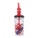 Vaso Spiderman Urban Web Figura 3D 360 ML