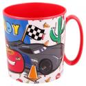 Taza Cars Lets Race De Plástico Para Microondas 350 ML