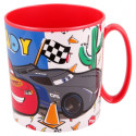 Taza Cars Lets Race de Plástico Para Microondas 350 ML