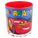 Taza Cars Lets Race de Plástico Para Microondas 350 ML