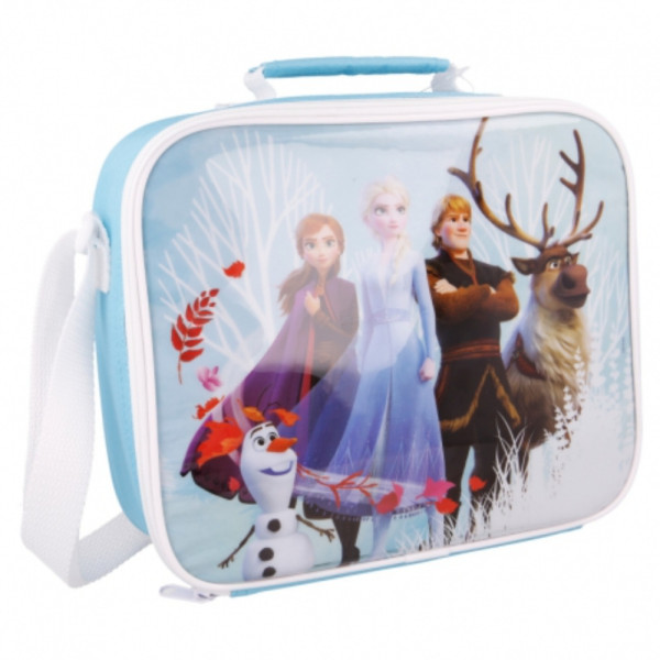 Bolsa Portaalimentos con Correa Bandolera Frozen 2 Blue Forest