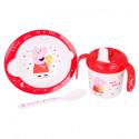 Set de Menaje con Taza Peppa Pig Little One 3 Piezas