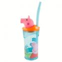 Vaso Peppa Pig Figura 3D 360 ML