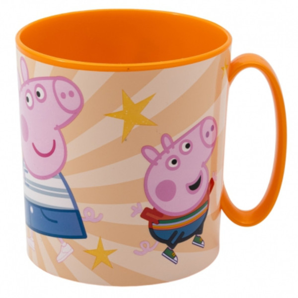 Taza Peppa Pig Kindness Counts de Plástico Para Microondas 350 ML