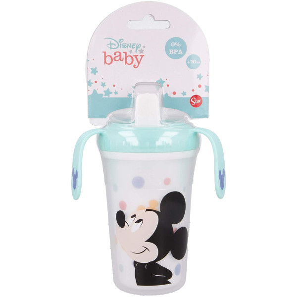 Vaso de Entrenamiento Doble Pared Mickey Mouse Cool Like 320 ML