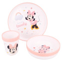 Set de Menaje Antideslizante Minnie Mouse Indigo Dreams 3 Piezas