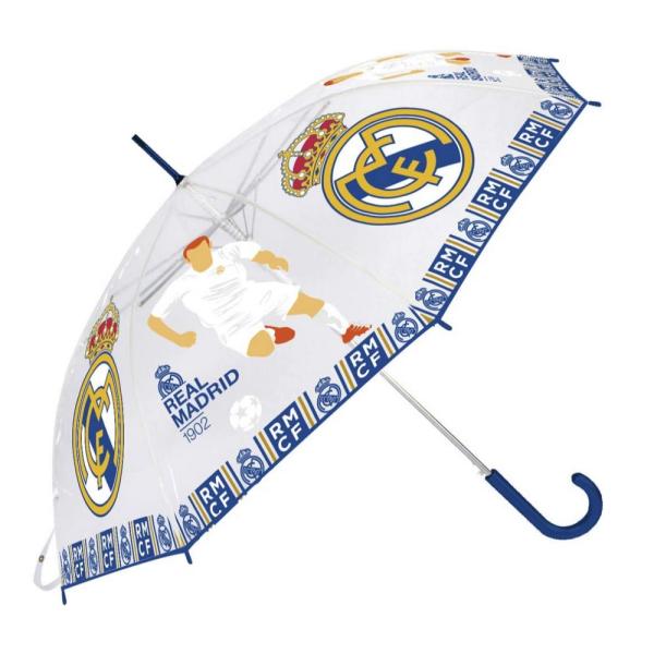 Paraguas Transparente Real Madrid