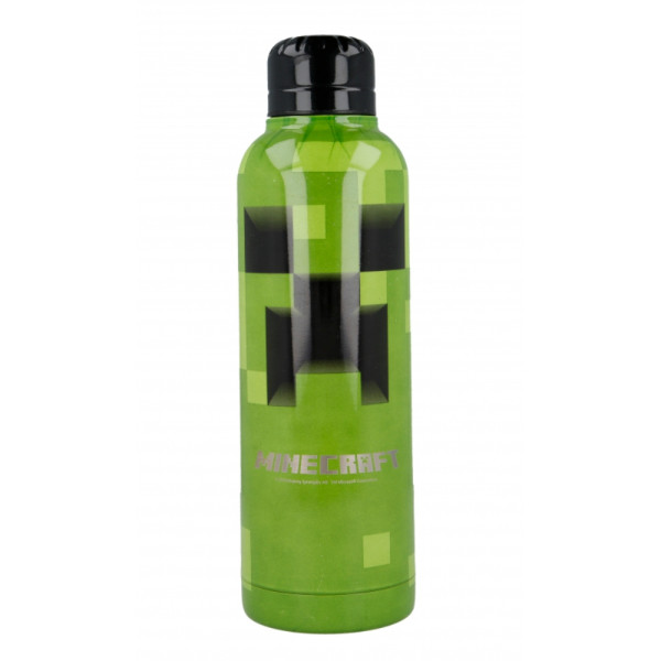Botella Termo de Acero Inoxidable Minecraft 515 ML