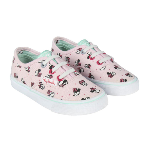 Zapatillas de Loneta Minnie Mouse Niña Rosas