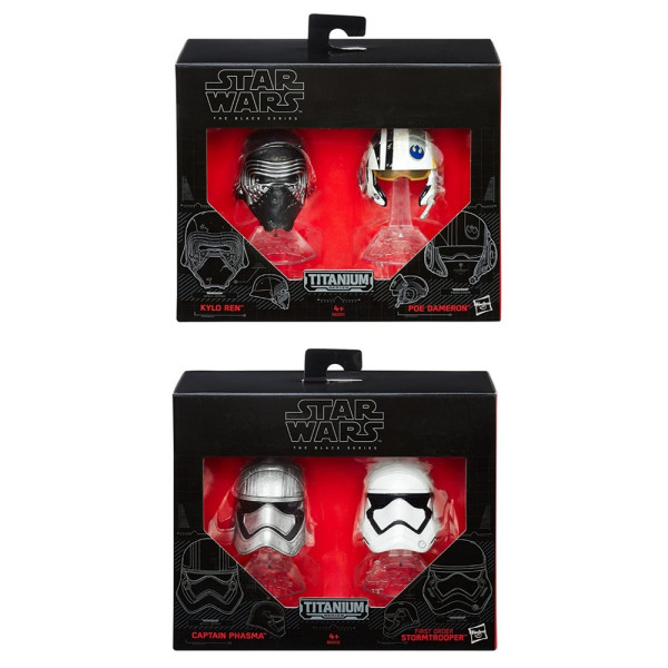 Set 4 Figuras Metal Star Wars Cascos