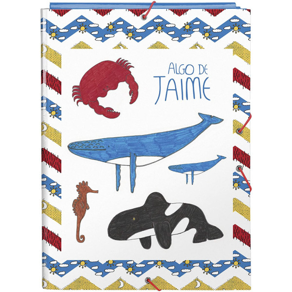 Carpeta de Solapas Algo de Jaime Ocean A4