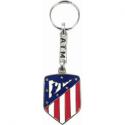 Llavero De Metal Atlético De Madrid Escudo Plateado