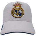 Gorra Real Madrid Rmcf Escudo Blanco Niño