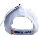 Gorra Real Madrid Rmcf Escudo Blanco Niño