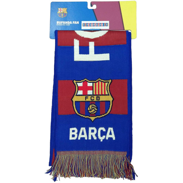 Bufanda Fc Barcelona Rayas Verticales