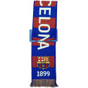 Bufanda Fc Barcelona Rayas Verticales