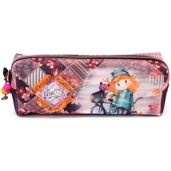 Estuche Portatodo Rectangular Ninette Bicycle