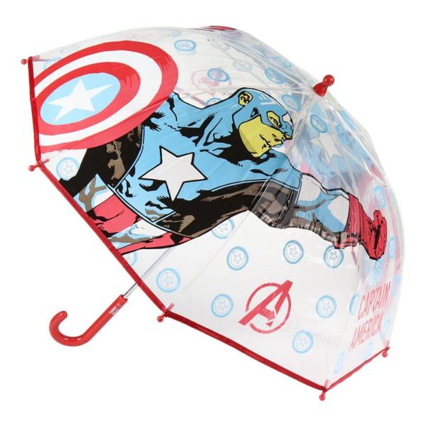 Paraguas Transparente Capitán América