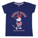 Pijama Verano Minnie Mouse Niña Azul Oscuro
