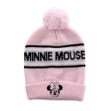 Gorro con Pompón Minnie Mouse Rosa Niña