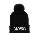 Gorro con Pompón Nasa Negro Niña