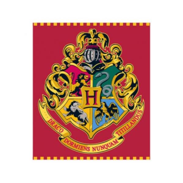 Manta Coralina Harry Potter Hogwarts 150X120